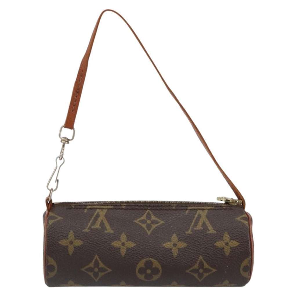 Louis Vuitton Papillon Pochette Brown Canvas Good condition - Back View