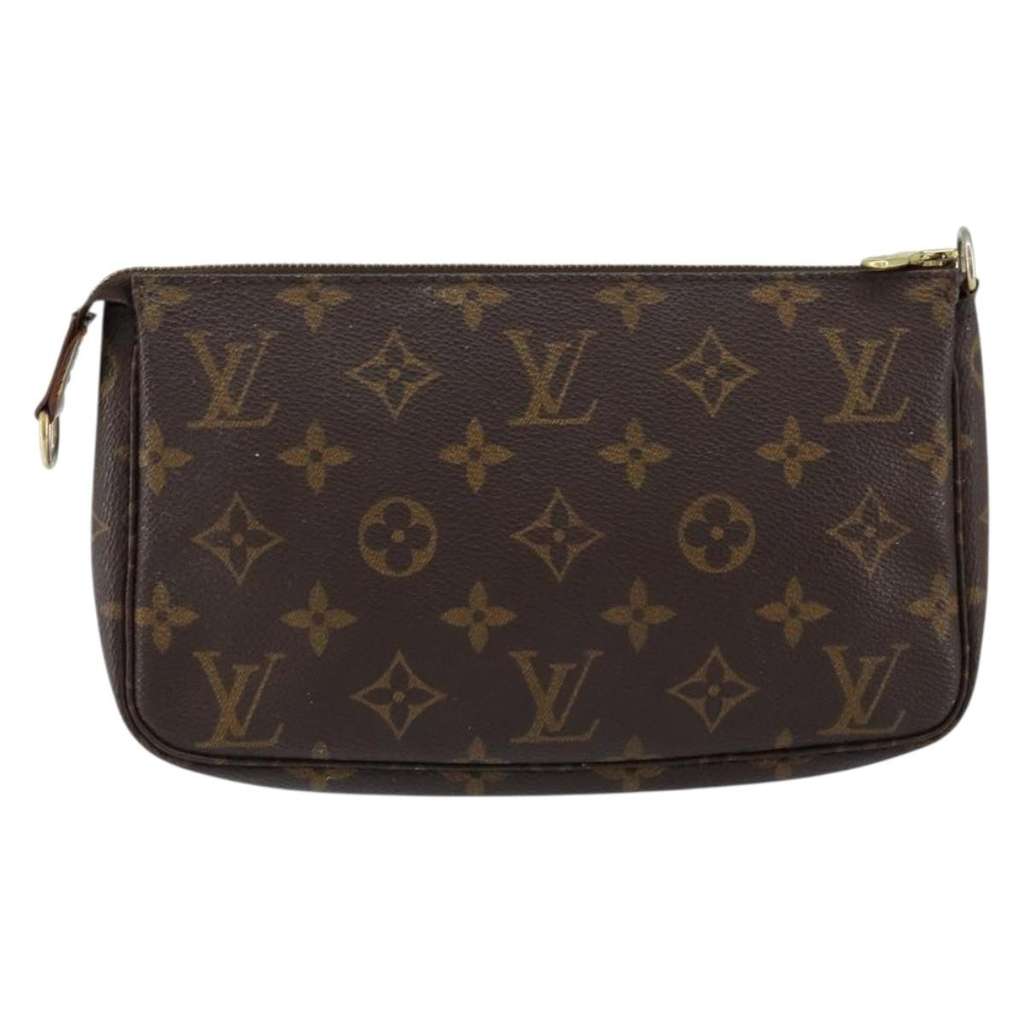 Louis Vuitton Pochette Accessoires NM Brown Canvas Good condition - Back View
