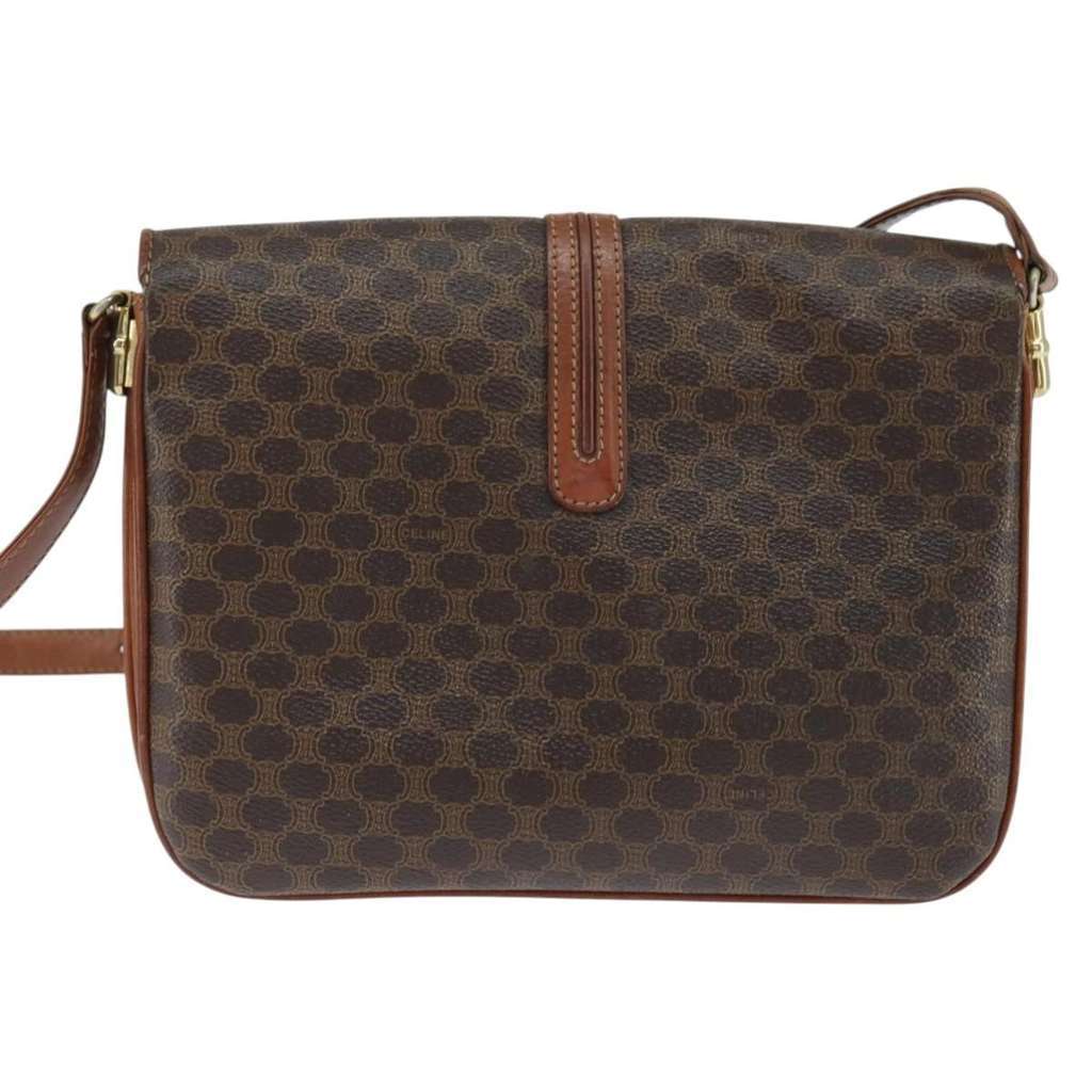 Celine Macadam Shoulder Bag Brown Good condition - Back View