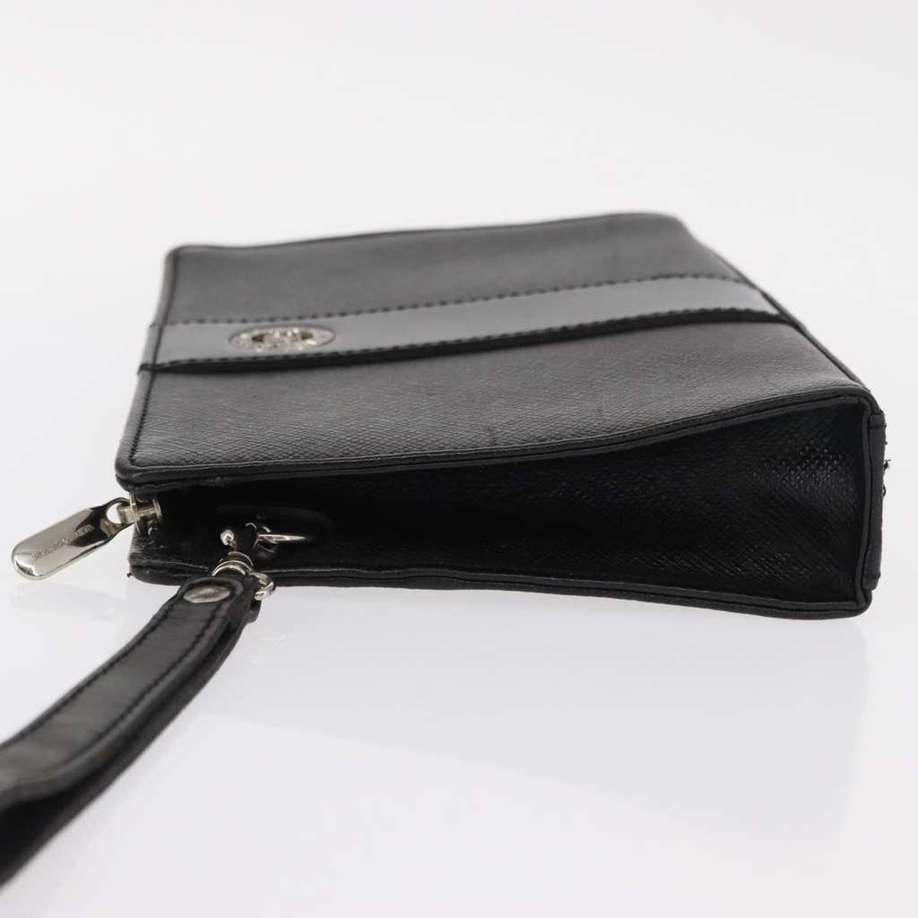 Valentino Garavani Pochette Black Leather Good condition - Model View