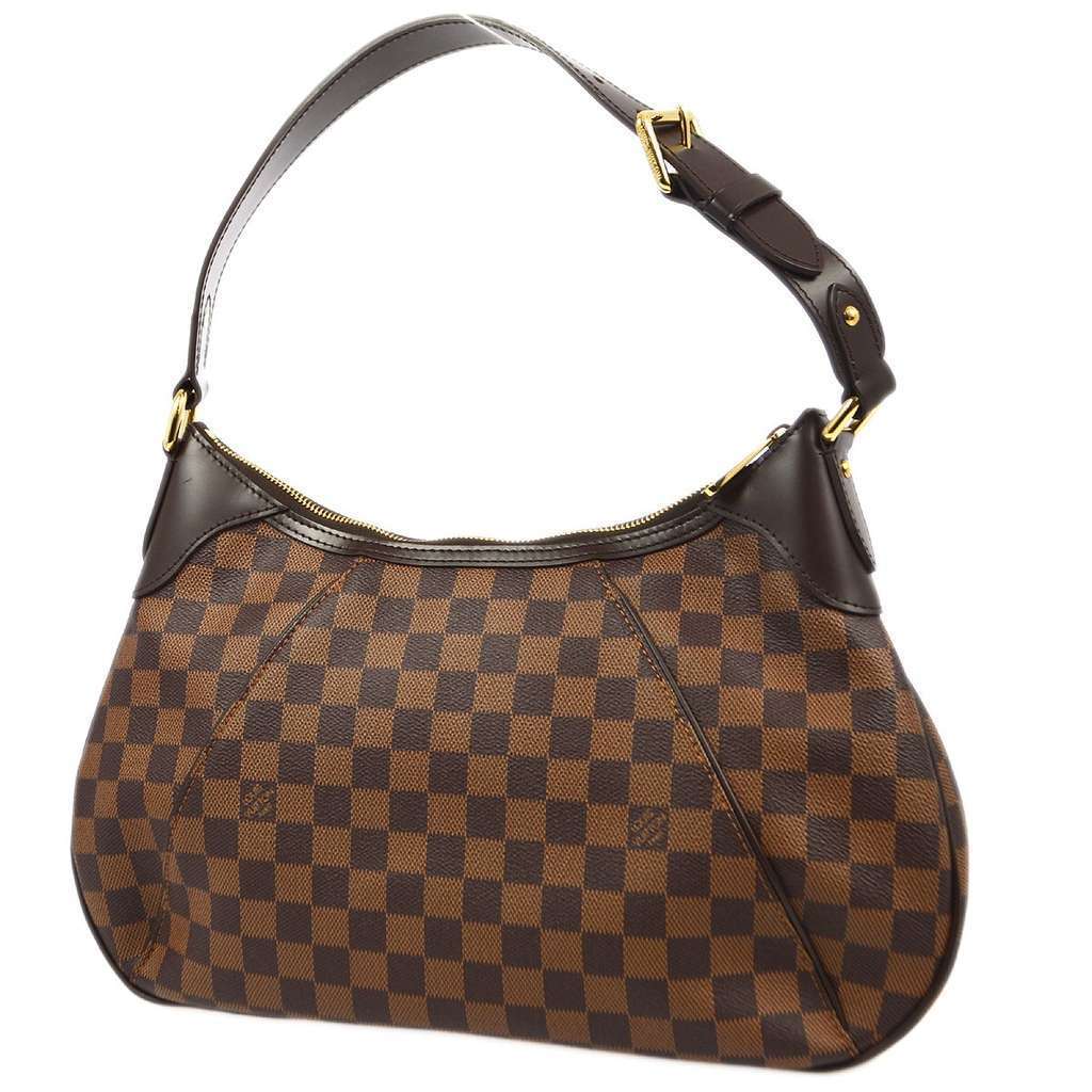Louis Vuitton Thames Handbag Brown Canvas Good condition - Back View