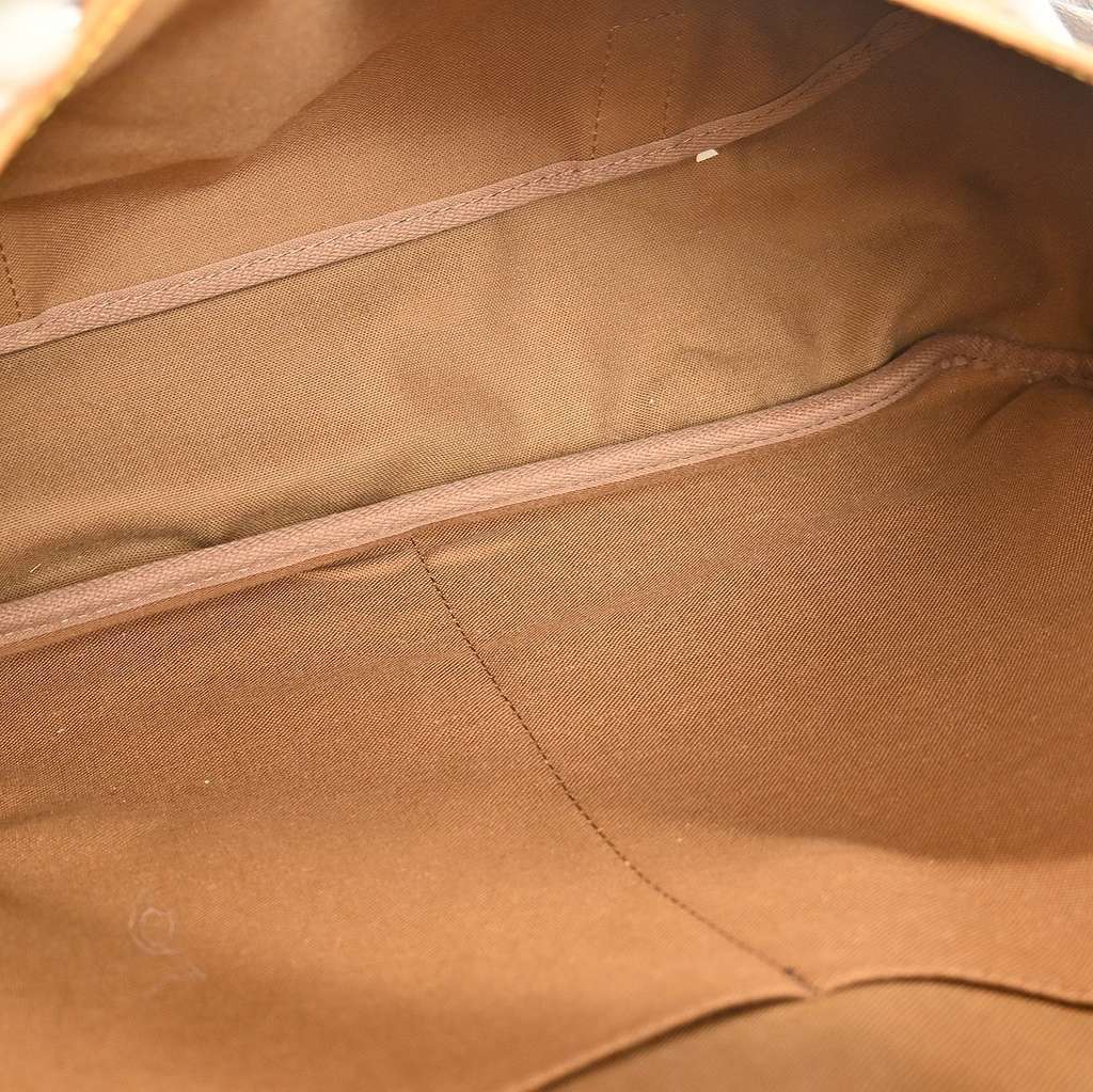 Louis Vuitton Saumur Handbag Brown Canvas Good condition - Inside View