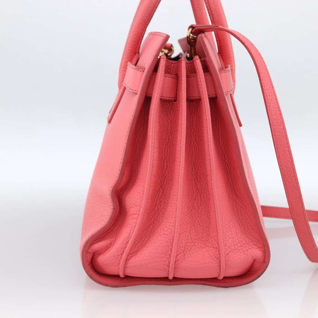 Saint Laurent Sac de Jour Bag Pink Leather Good condition - Model View