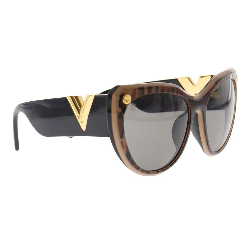Louis Vuitton My Fair Lady Sunglasses Brown Plastic Good condition - Back View