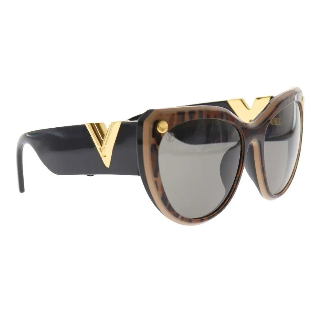 Louis Vuitton My Fair Lady Sunglasses Brown Plastic Good - Back View