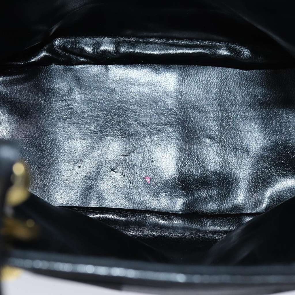 Salvatore Ferragamo Vintage Handbag Black Canvas Good condition - Box View