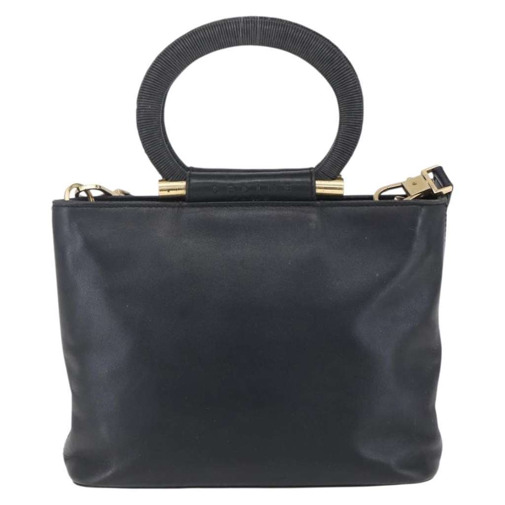 Celine Handbag Black Leather Good condition - Back View