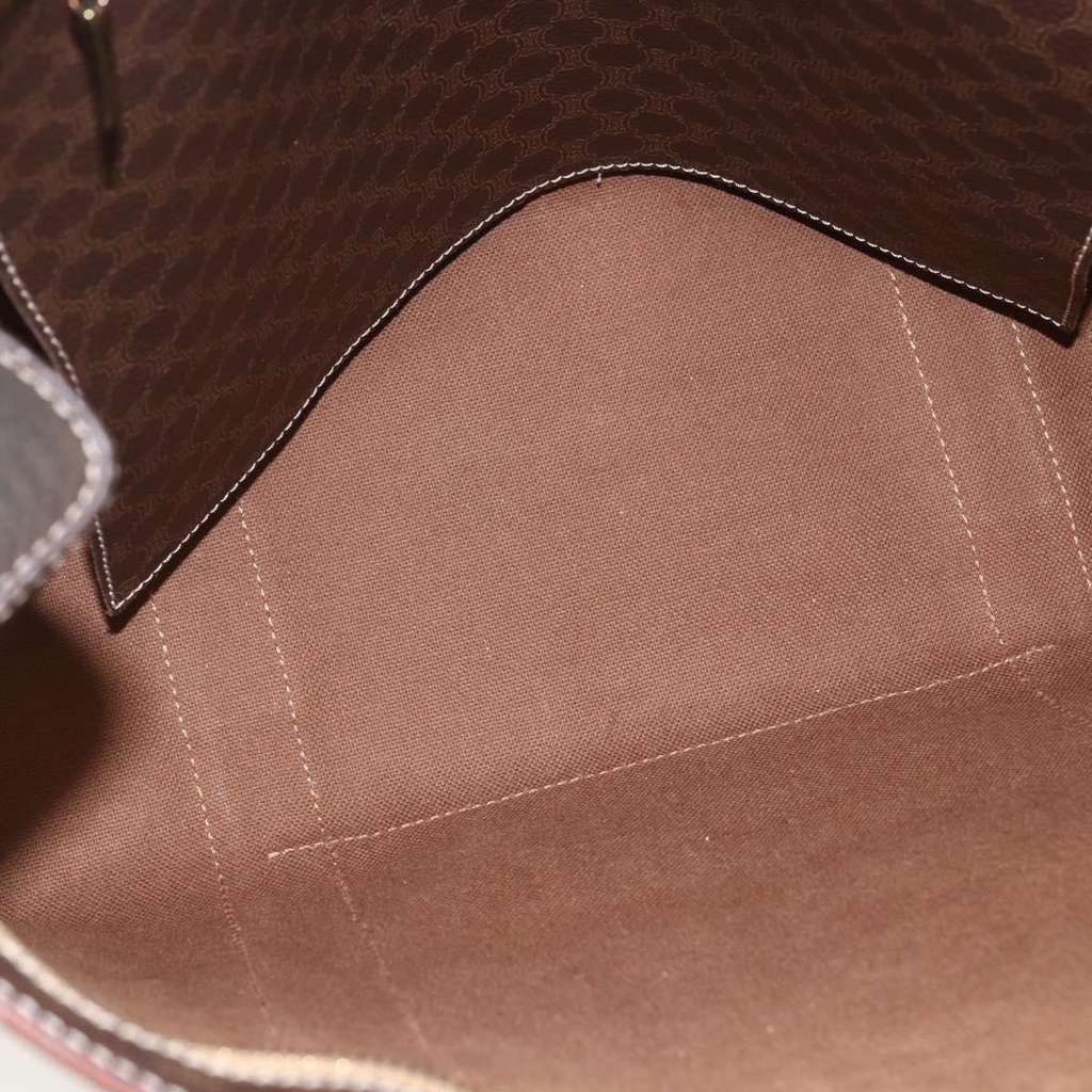 Celine Vintage Macadam Tote bag Brown Canvas Good condition - Box View