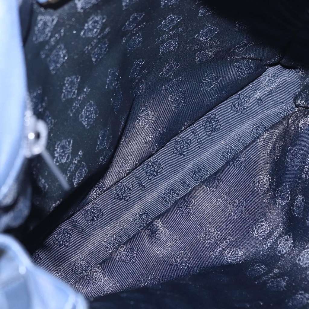 Loewe Flamenco Bag Blue Leather Good condition - Box View