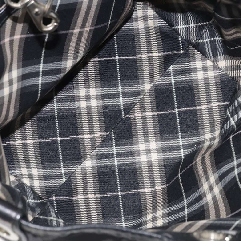 Burberry Vintage Handbag Black Fair condition - Box View