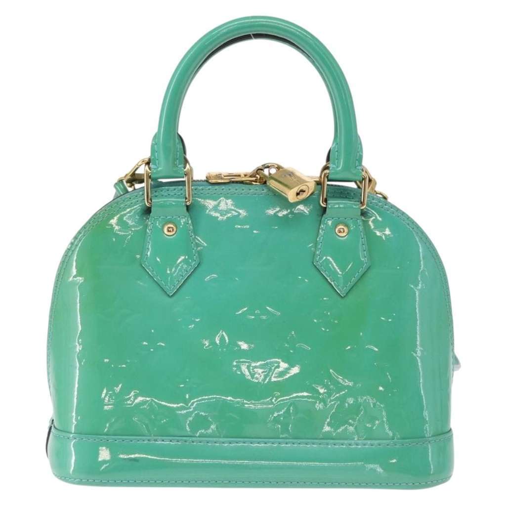 Louis Vuitton Alma Handbag Blue Good condition - Back View