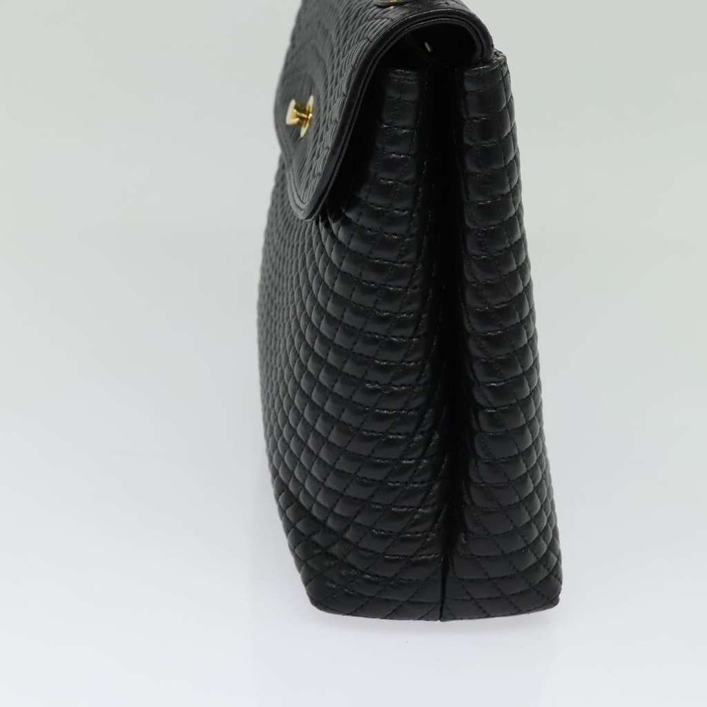 Bally Vintage Handbag Black Leather Good condition - Model View