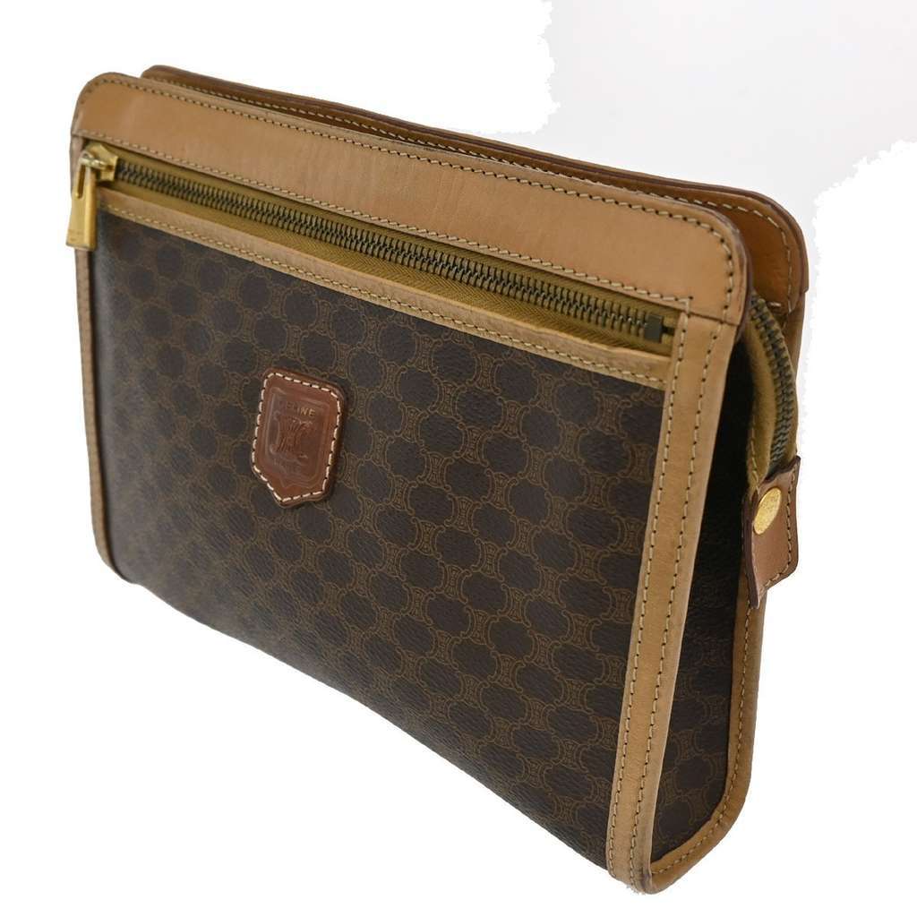 Celine Macadam Pochette Brown Canvas Good condition - Inside View