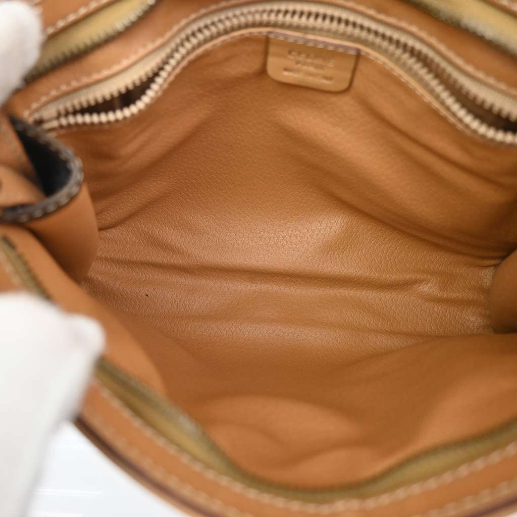 Celine Macadam Pochette Brown Canvas Good condition - Box View