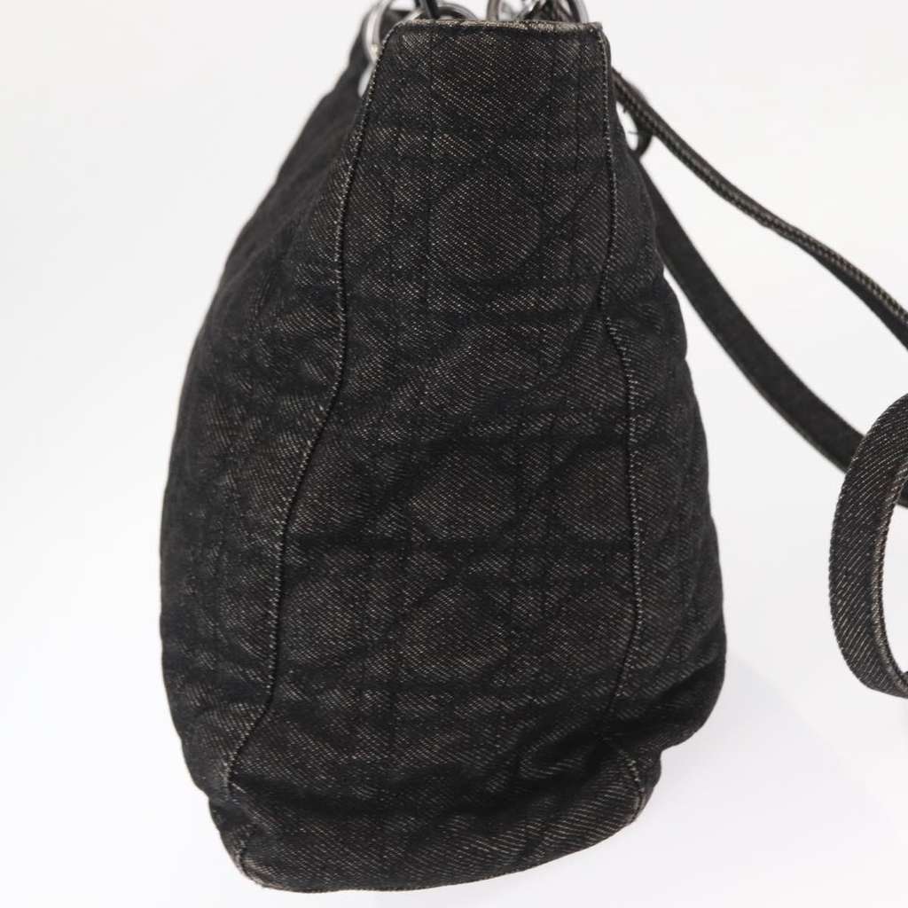 Christian Dior Vintage Lady Dior Tote Black Fair condition - Model View