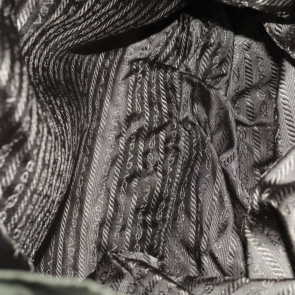 Prada Double Front Pocket Backpack Khaki Good condition - Box View