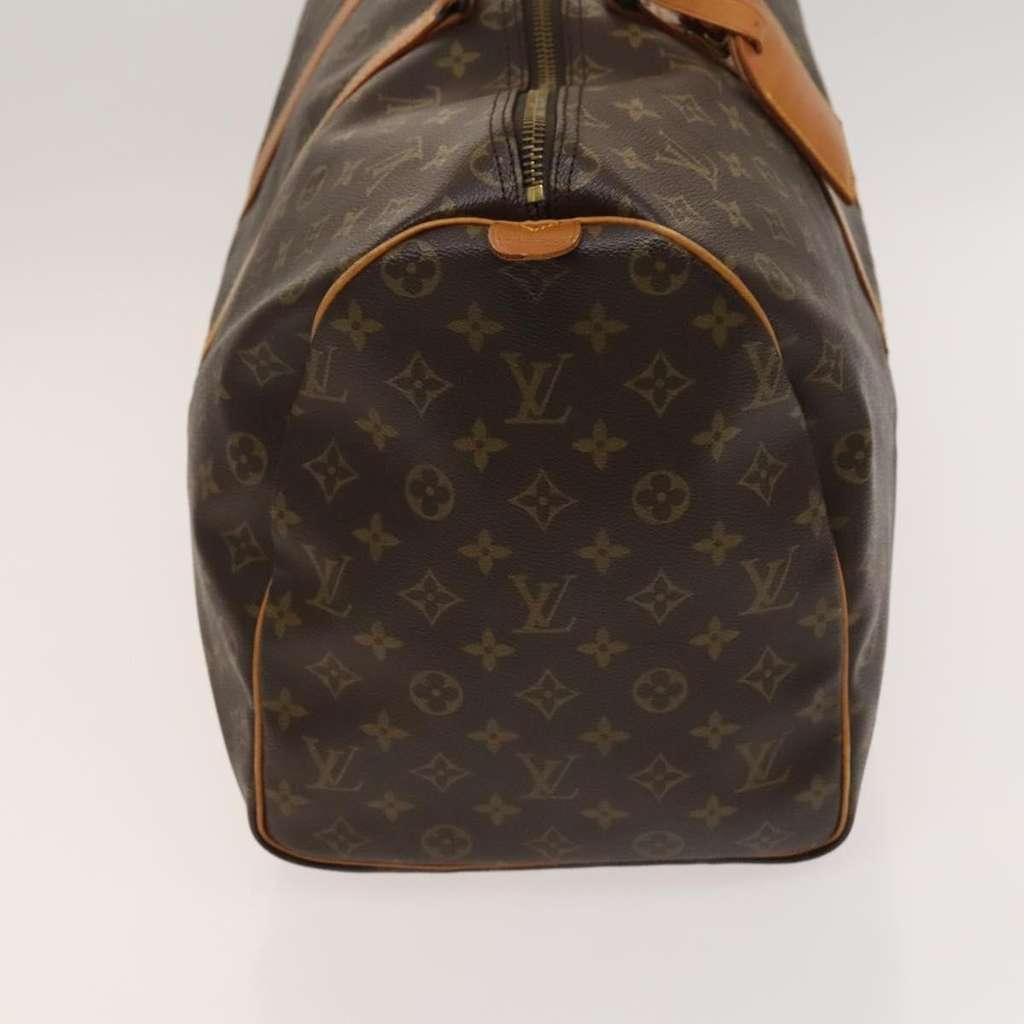 Louis Vuitton Keepall Bag Brown Canvas Good condition - Model View