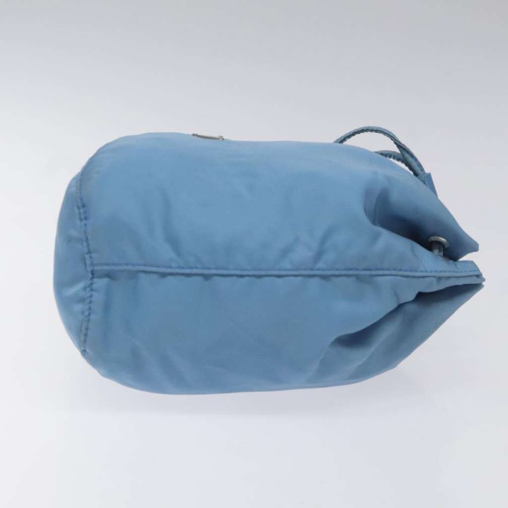 Prada Drawstring Wristlet Bucket Bag Blue Good condition - Inside View