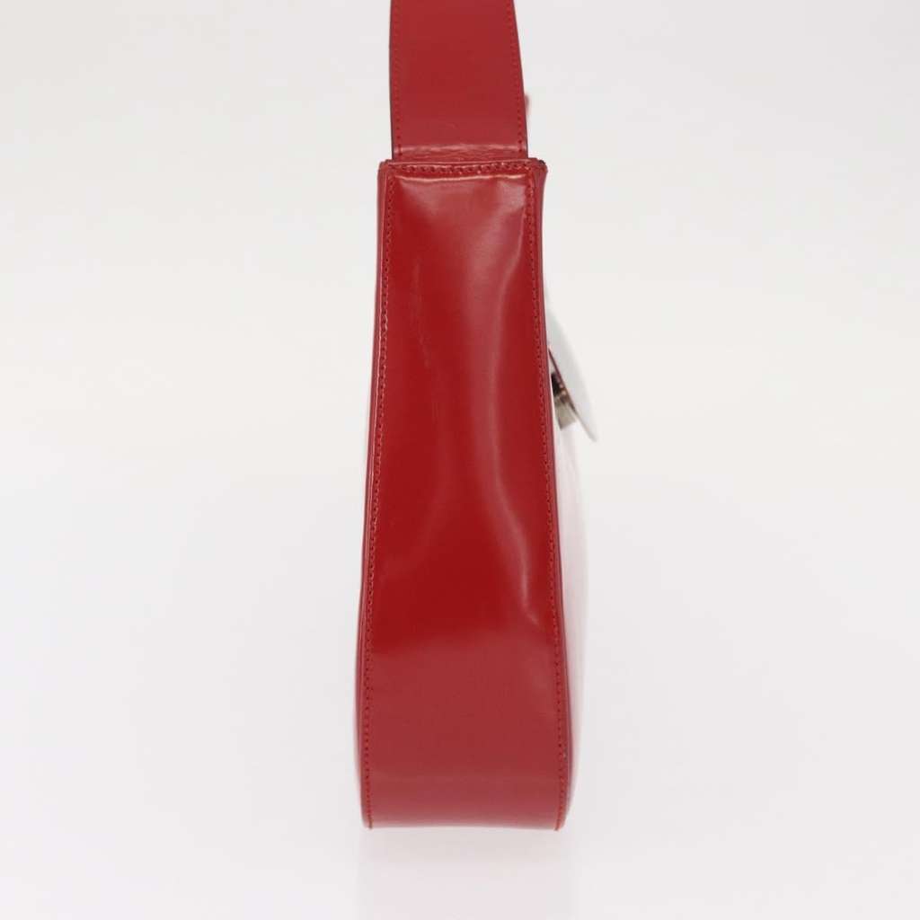 Salvatore Ferragamo Gancini Shoulder Bag Red Good condition - Model View