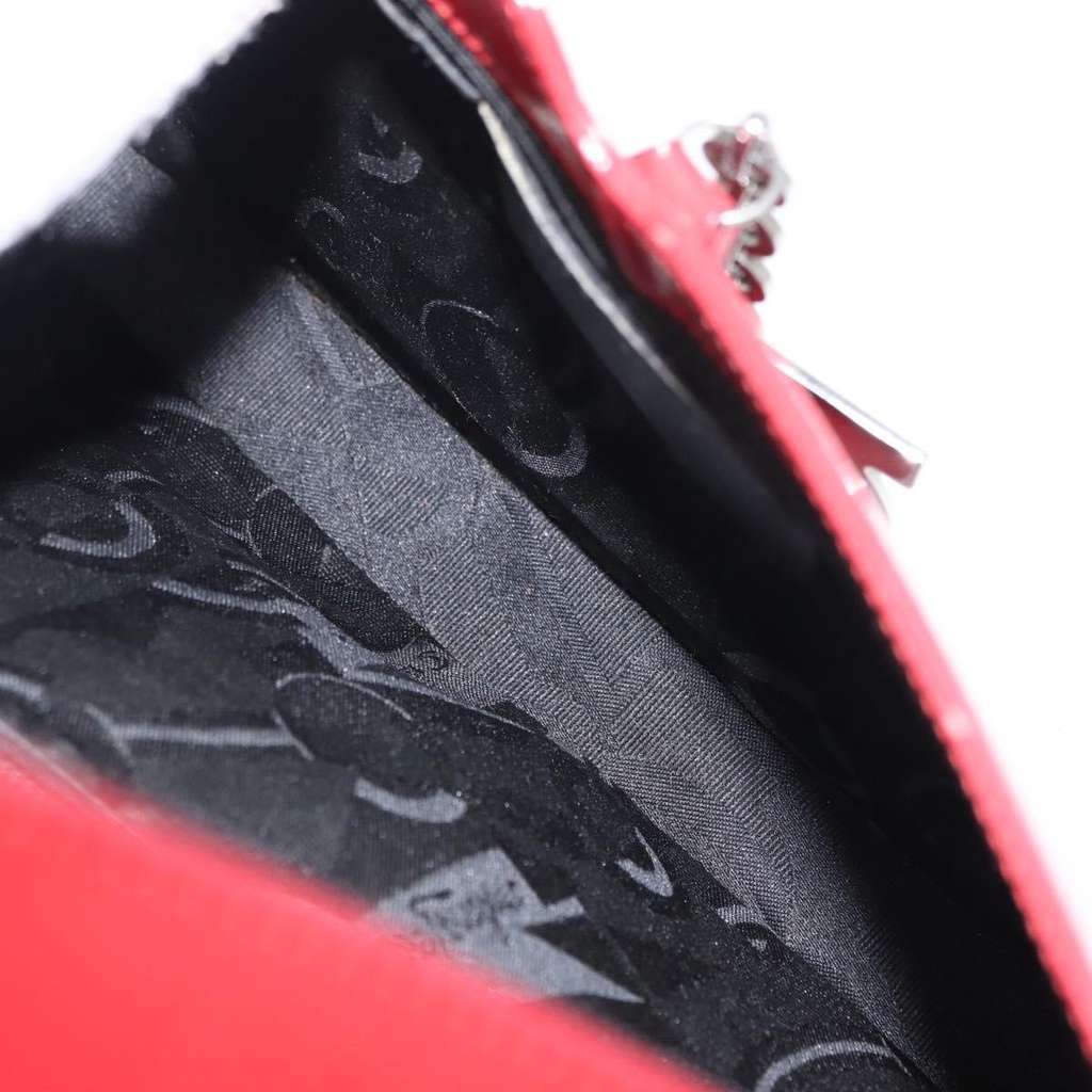 Salvatore Ferragamo Gancini Shoulder Bag Red Good condition - Box View