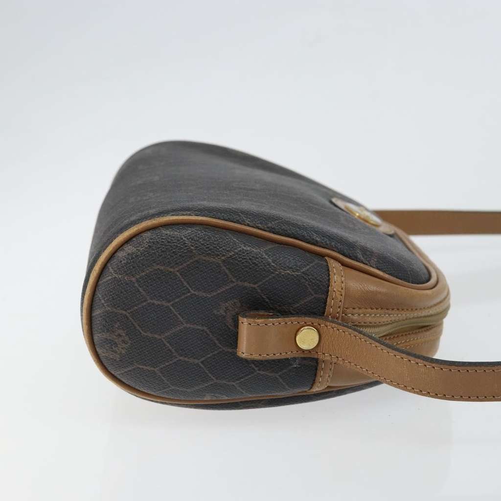 Christian Dior Vintage Honeycomb Shoulder Bag Black Canvas Good condition - Inside View