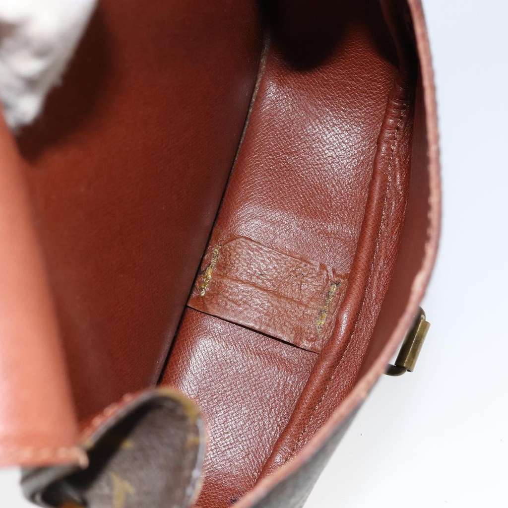 Louis Vuitton Cartouchiere Handbag Brown Canvas Good condition - Box View