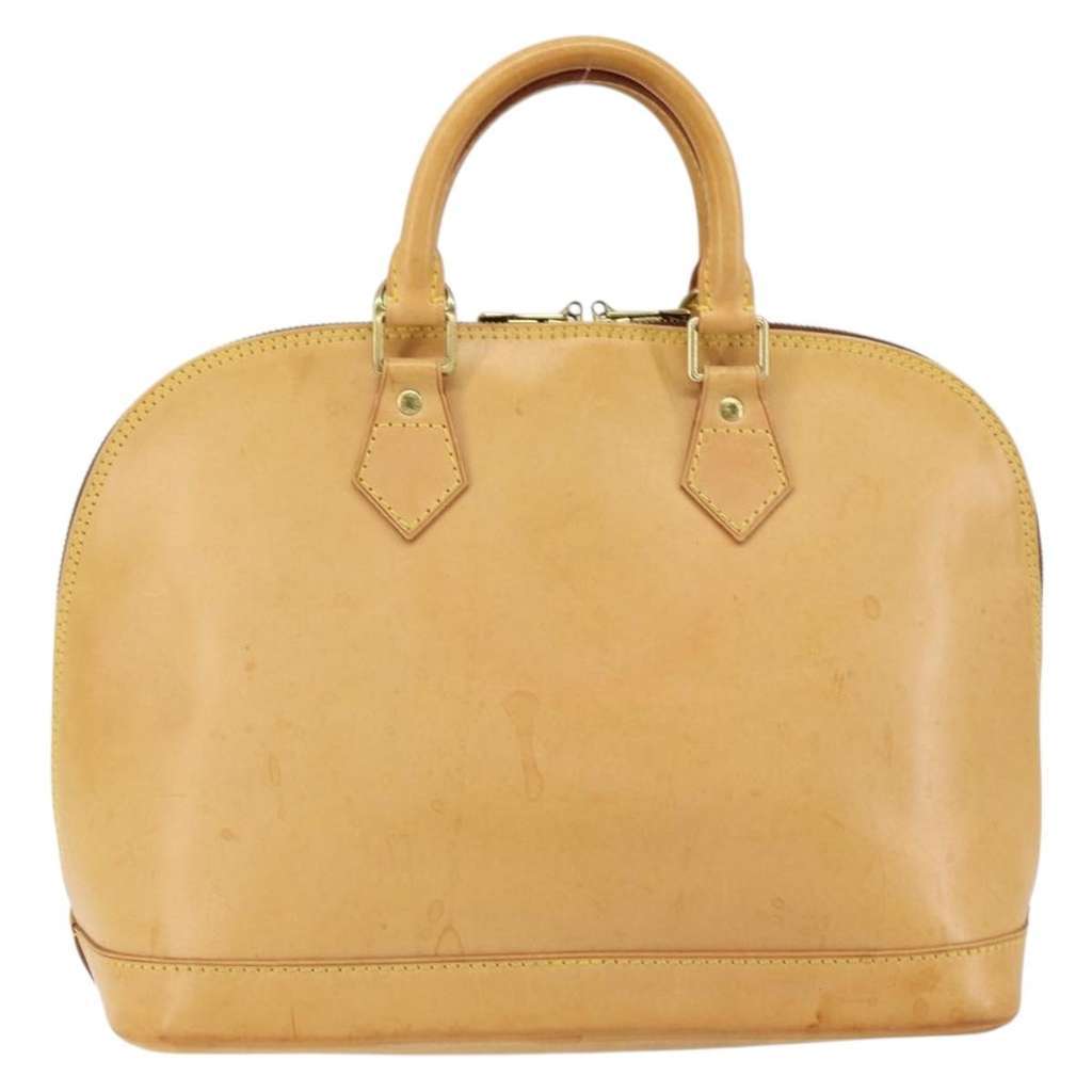 Louis Vuitton Alma Handbag Beige Leather Fair condition - Back View