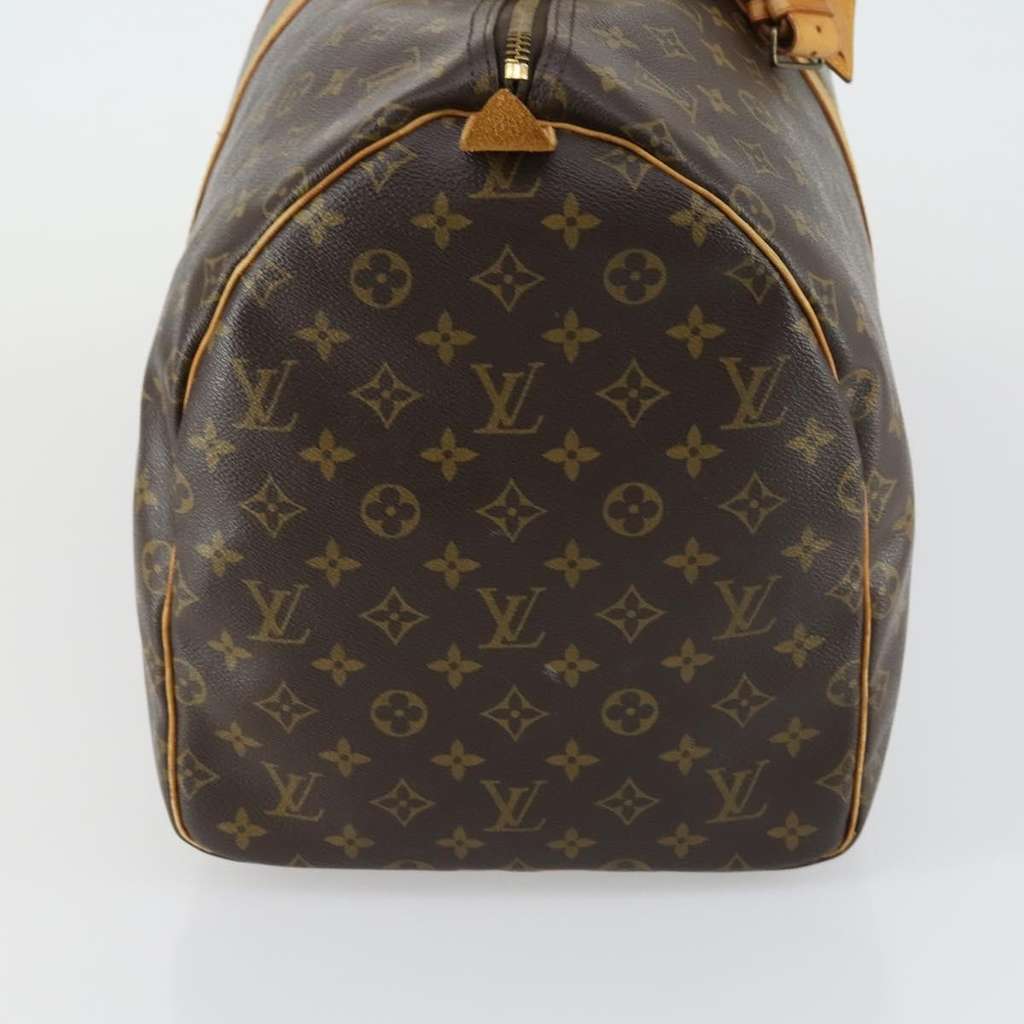 Louis Vuitton Keepall Bag Brown Canvas Fair condition - Model View