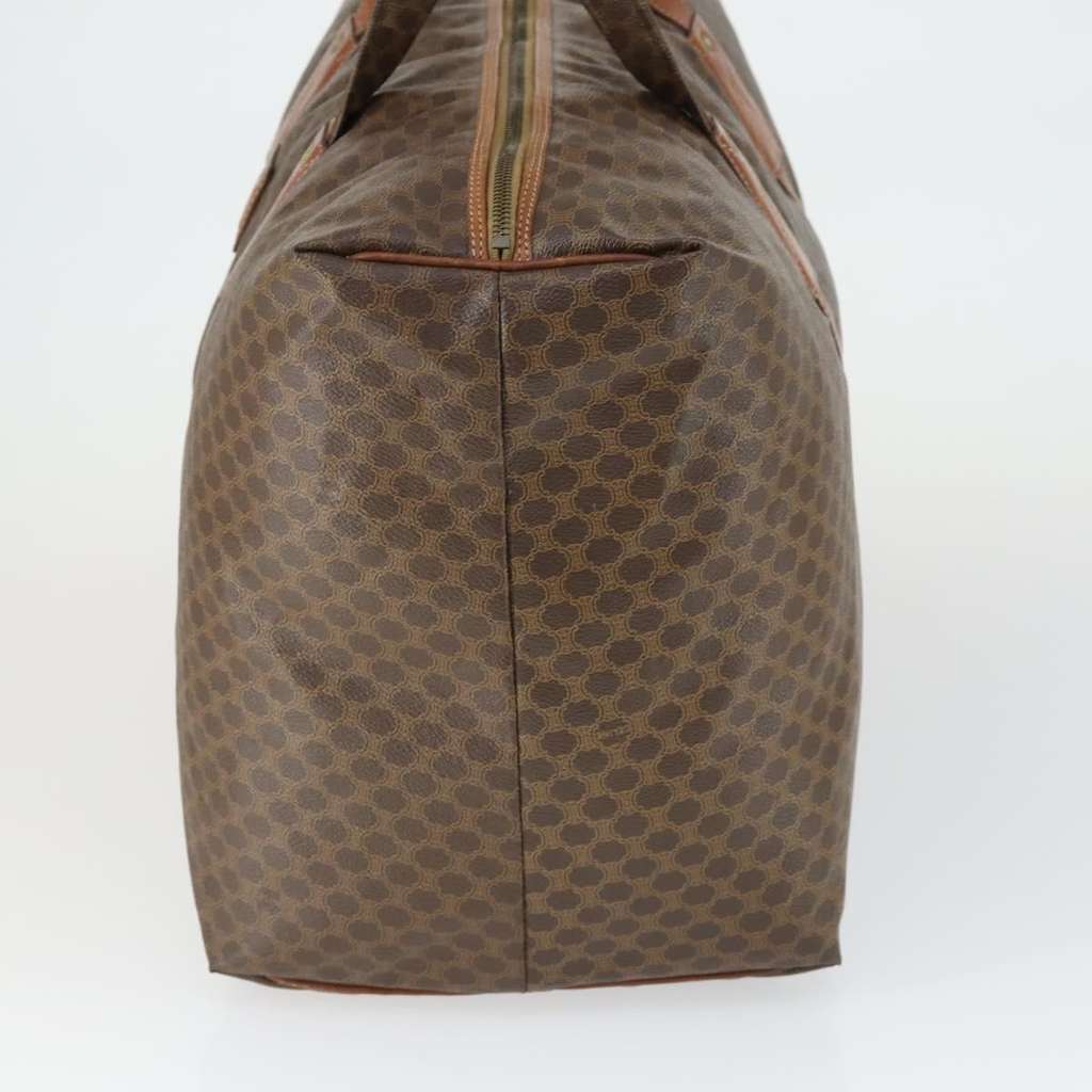 Celine Vintage Macadam Boston bag Brown Canvas Fair condition - Inside View