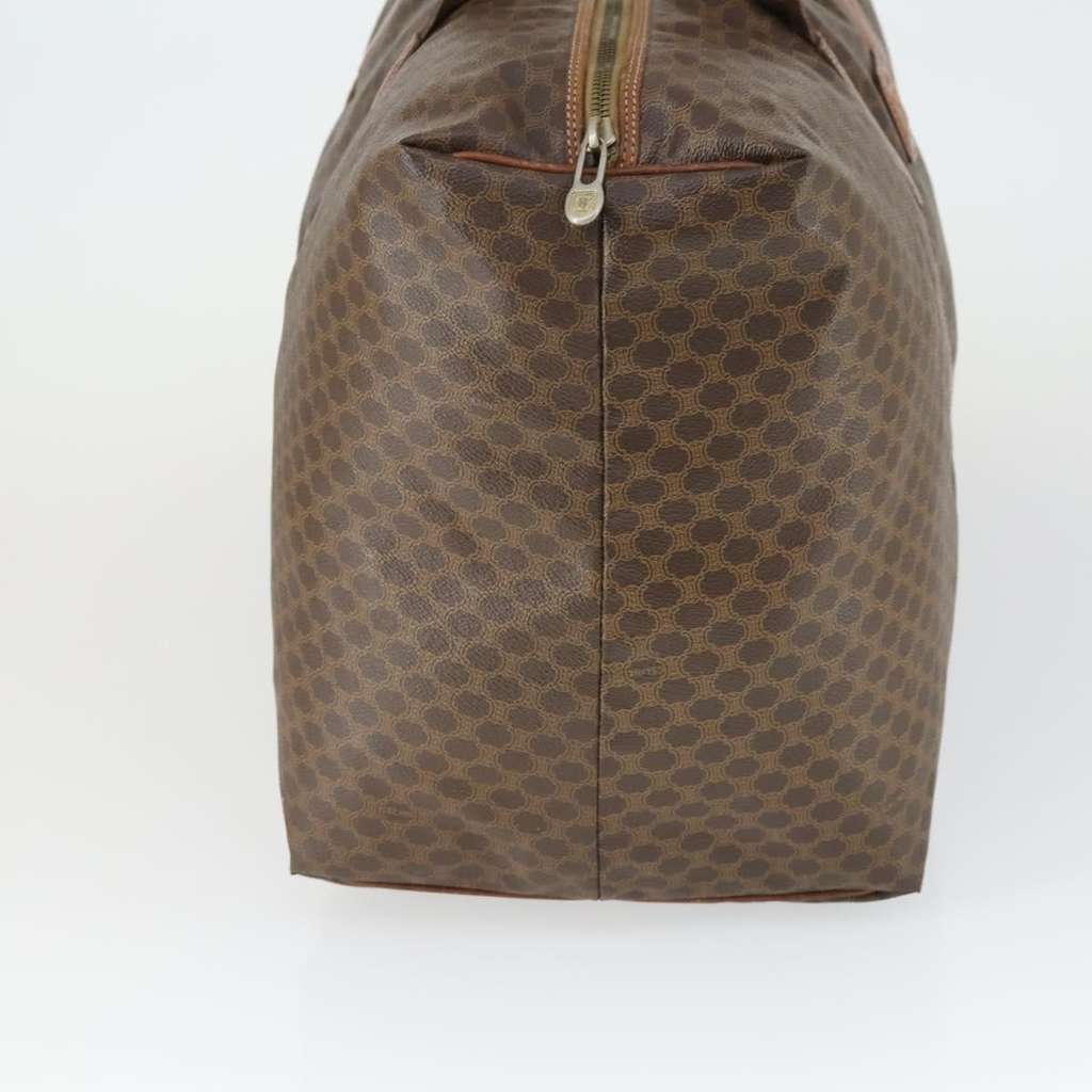 Celine Vintage Macadam Boston bag Brown Canvas Fair condition - Model View