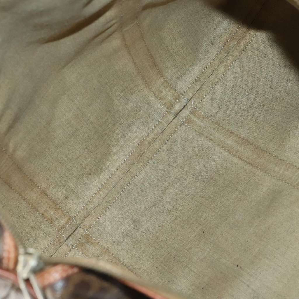 Celine Vintage Macadam Boston bag Brown Canvas Fair condition - Box View