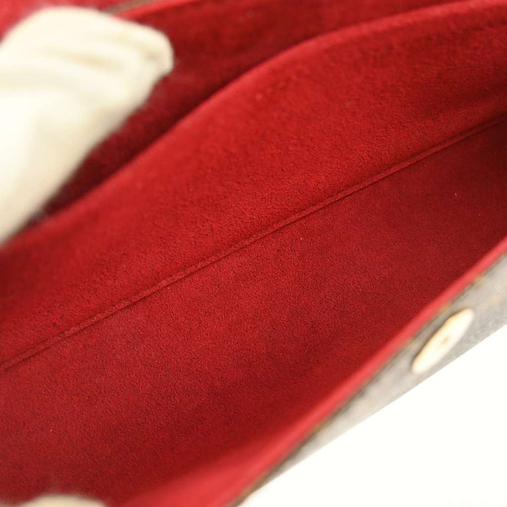 Louis Vuitton Sonatine Handbag Brown Canvas Good condition - Inside View