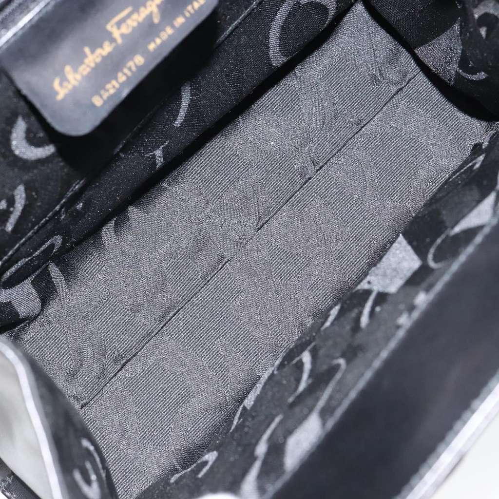 Salvatore Ferragamo Convertible Vara Bow Tote Black Leather Good condition - Box View