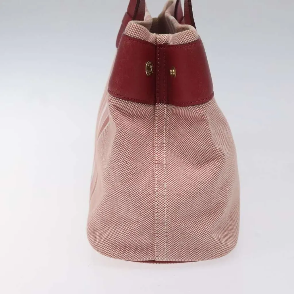 Loewe Anagram handbag Pink Canvas Good - Model View