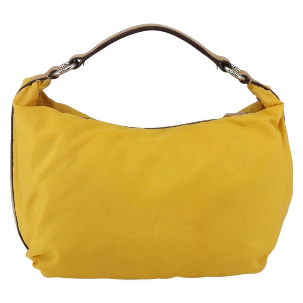 Prada Vintage Shoulder Bag Yellow Good condition - Back View
