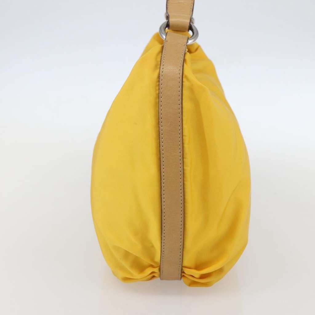 Prada Vintage Shoulder Bag Yellow Good condition - Model View