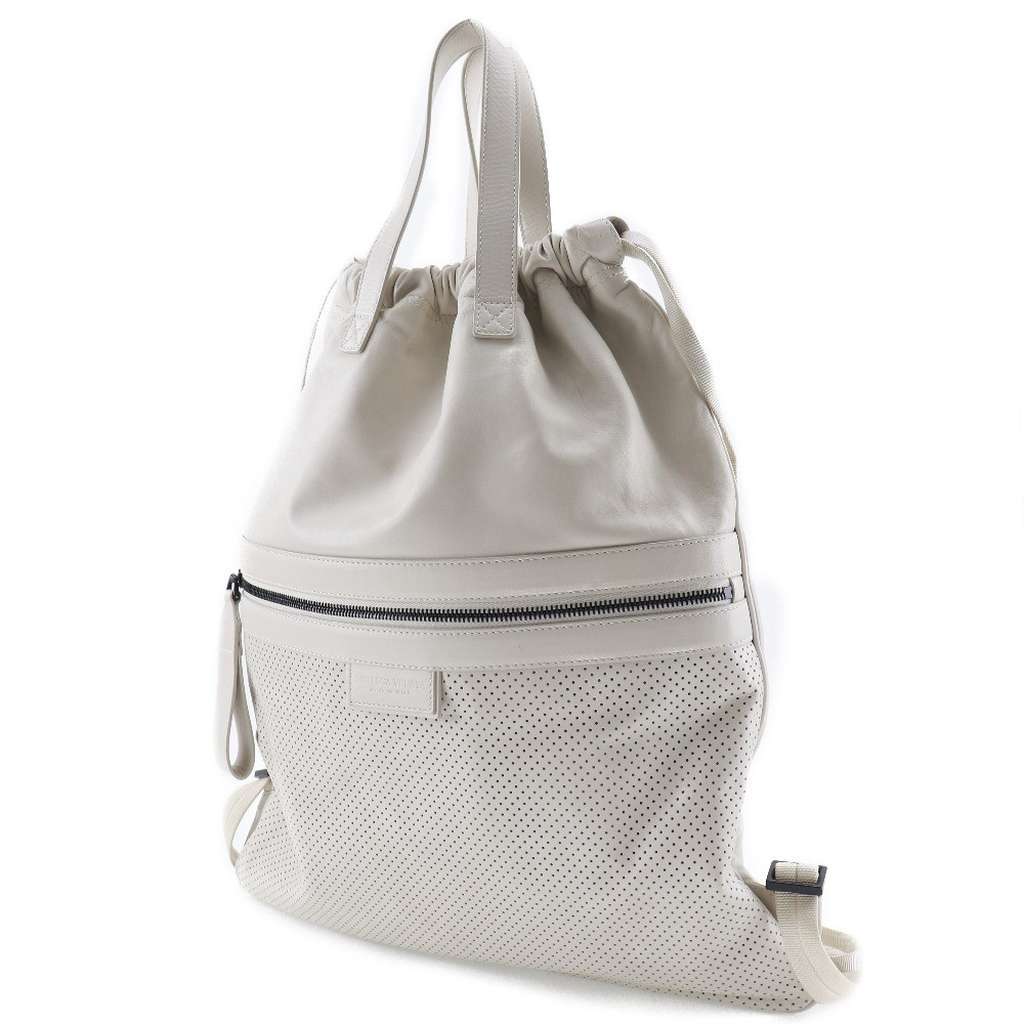 Bottega Veneta Drawstring Backpack Beige Good condition - Inside View