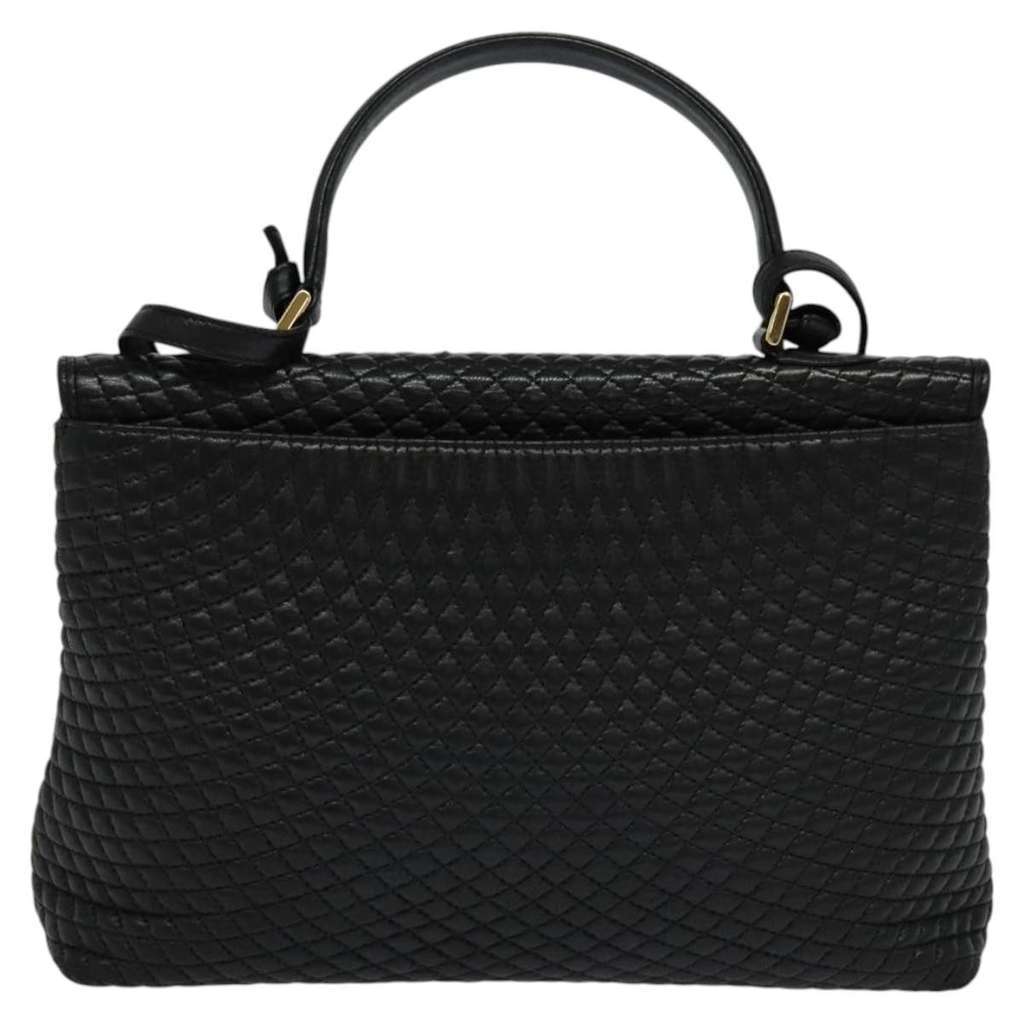 Bally Vintage Handbag Black Leather Good condition - Back View