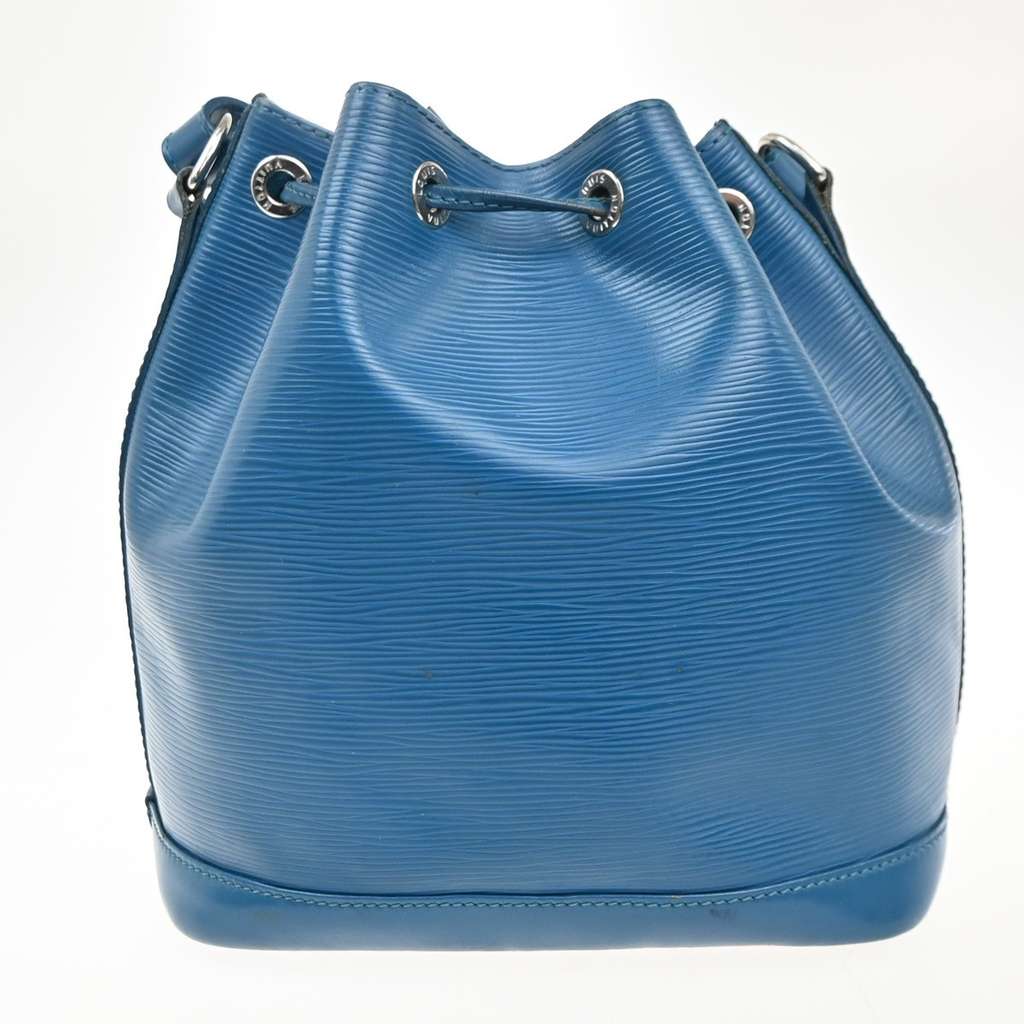 Louis Vuitton Noe Handbag Blue Leather Good condition - Back View