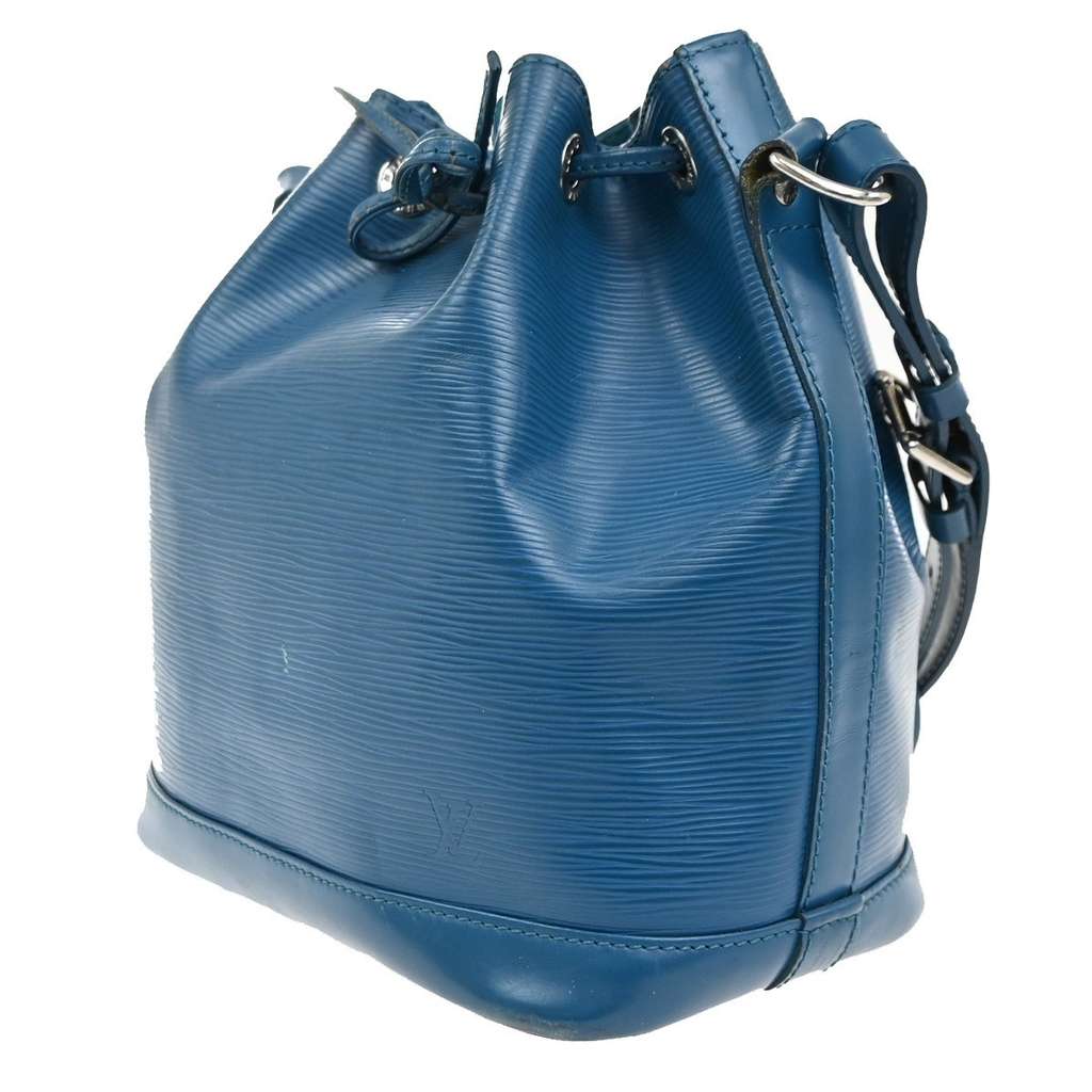 Louis Vuitton Noe Handbag Blue Leather Good condition - Model View