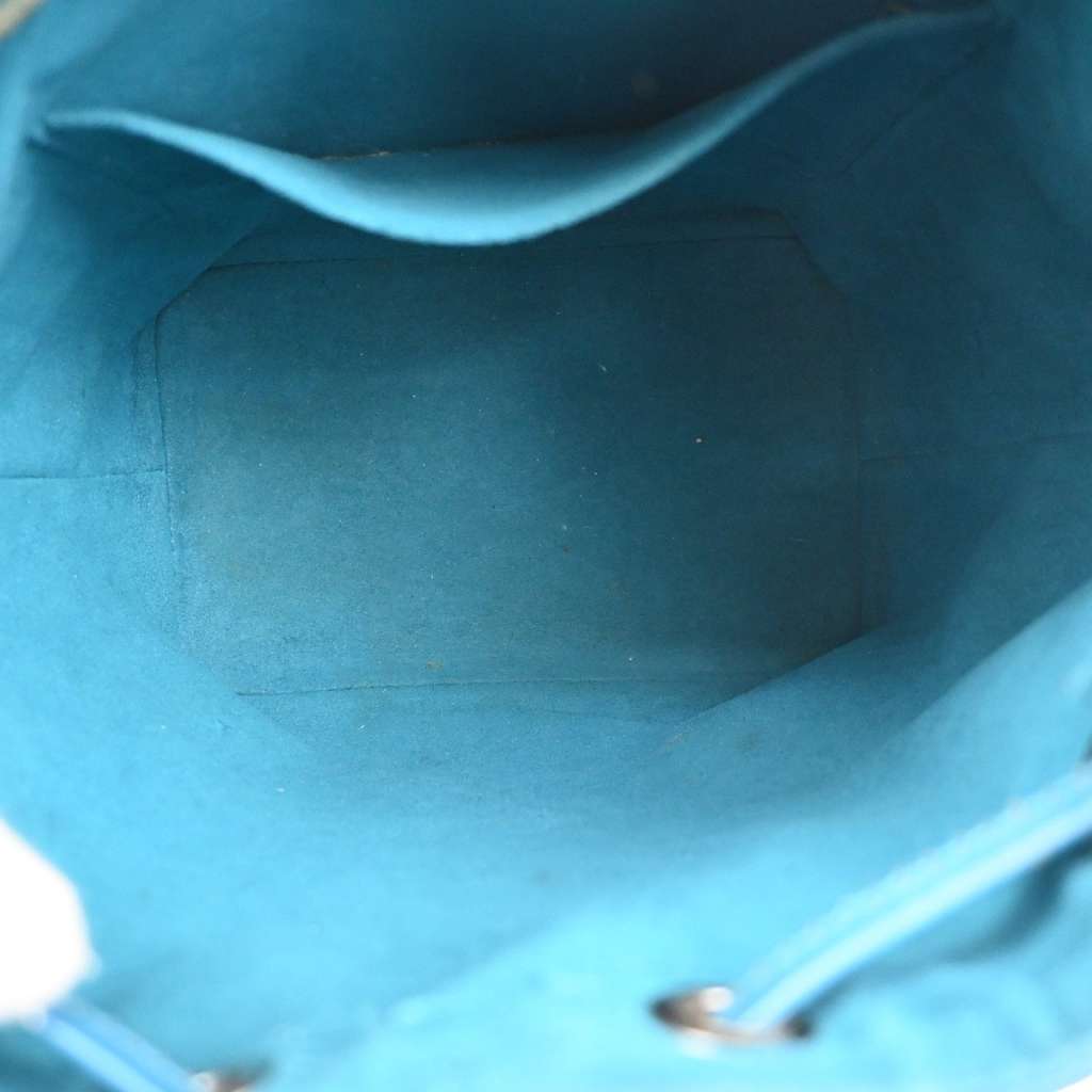 Louis Vuitton Noe Handbag Blue Leather Good condition - Box View