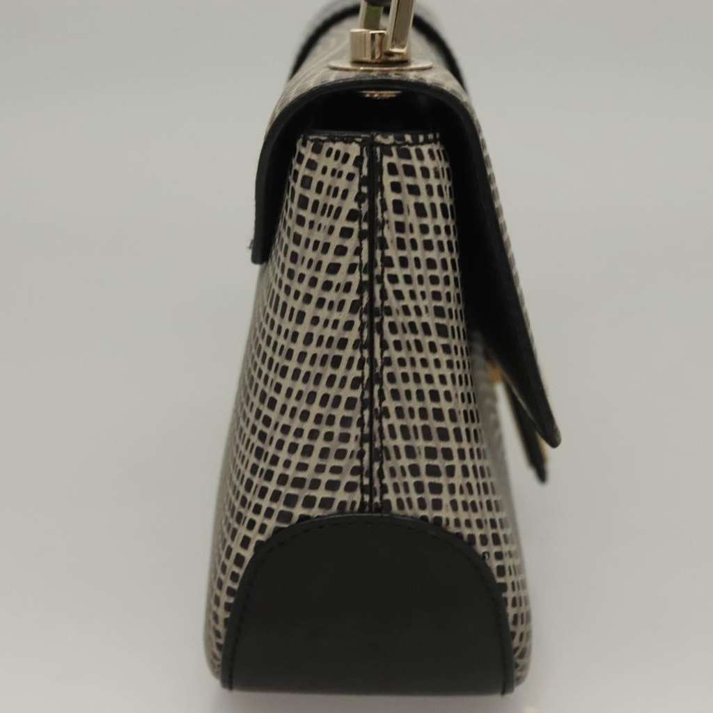 Salvatore Ferragamo Gancini Shoulder Bag Black Leather Good condition - Model View