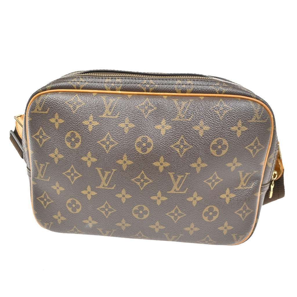 Louis Vuitton Reporter Bag Brown Canvas Fair condition - Back View