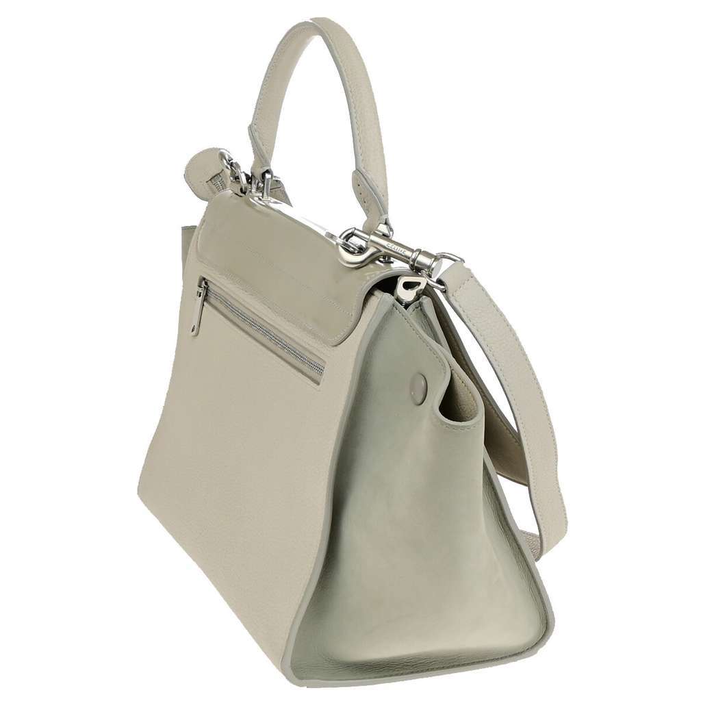 Celine Trapeze Bag Beige Leather Good condition - Model View
