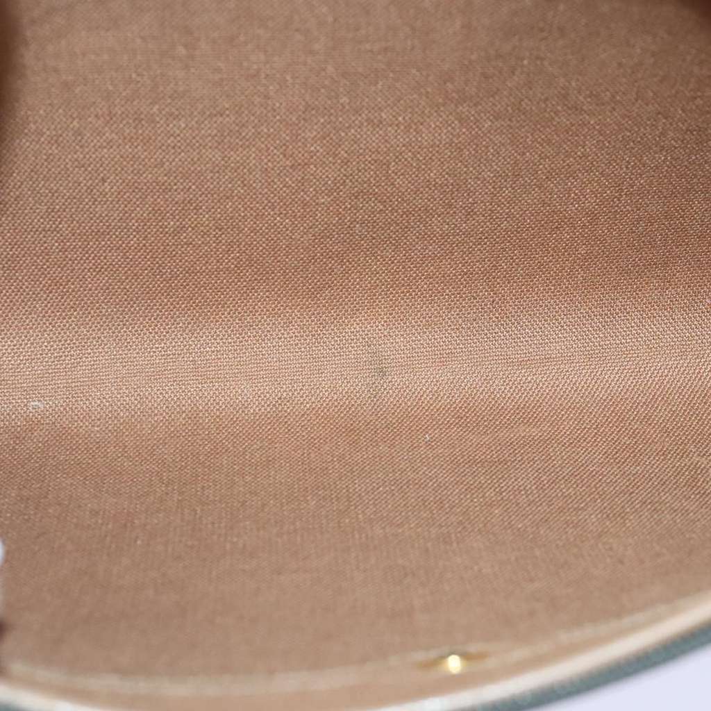 Christian Dior Vintage Honeycomb Zip Pouch Black Canvas Good condition - Box View