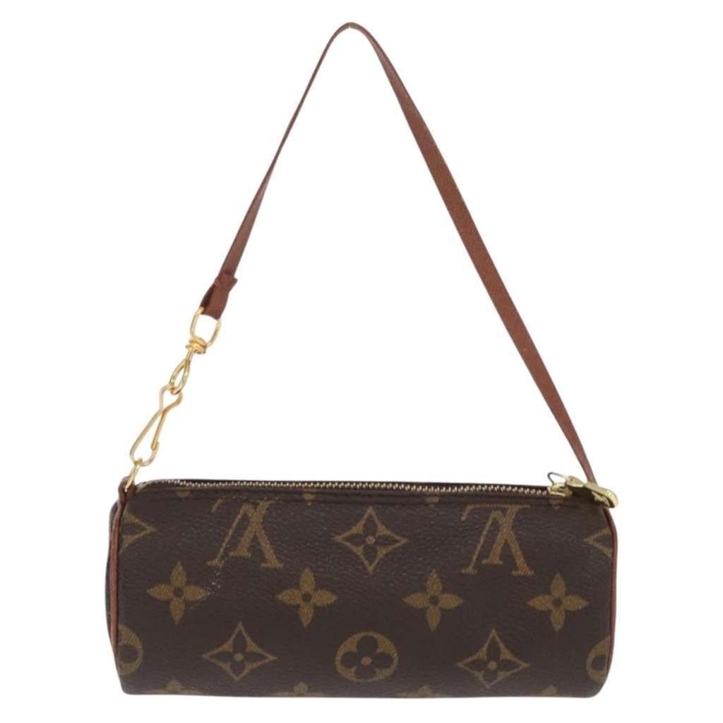 Louis Vuitton Papillon Pochette Brown Canvas Good condition - Back View