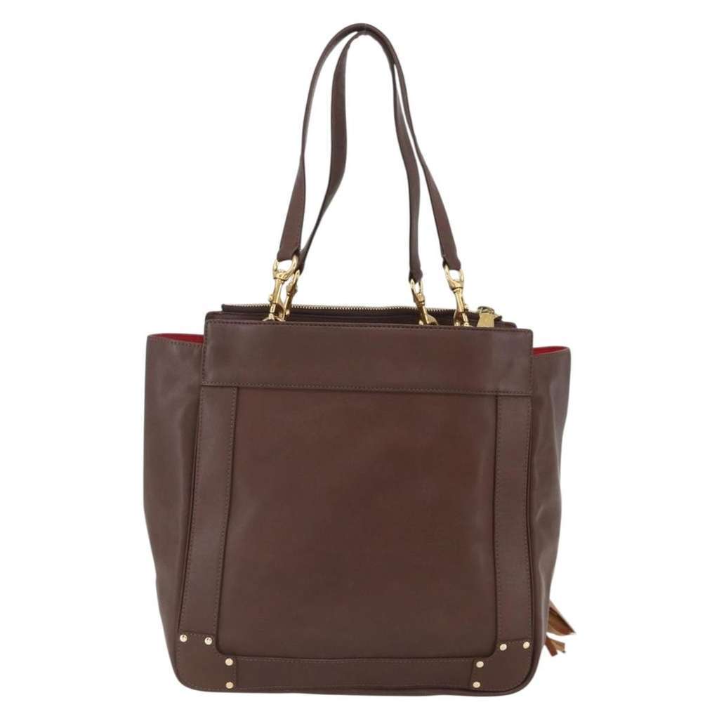 Chloe Eden Tote bag Brown Leather Good condition - Back View