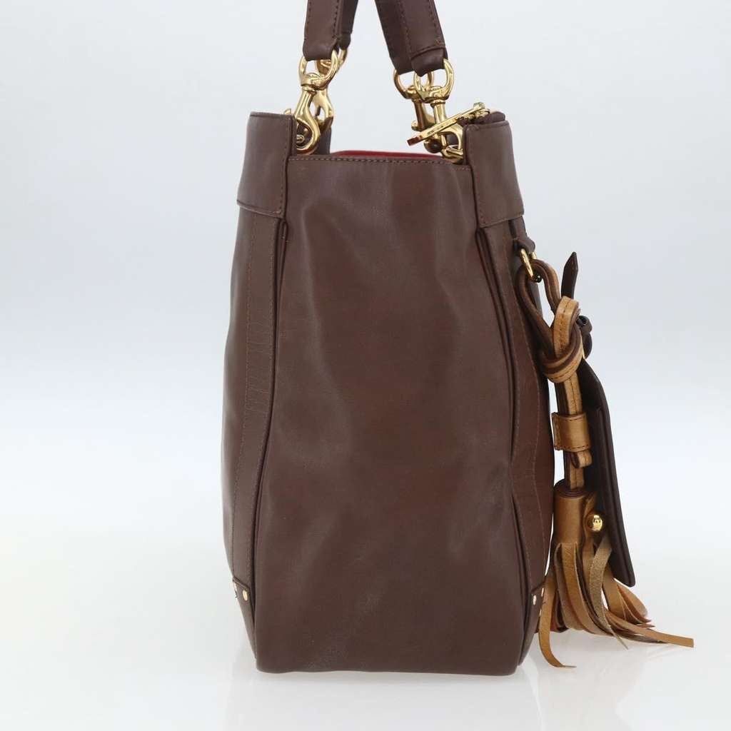 Chloe Eden Tote bag Brown Leather Good condition - Inside View