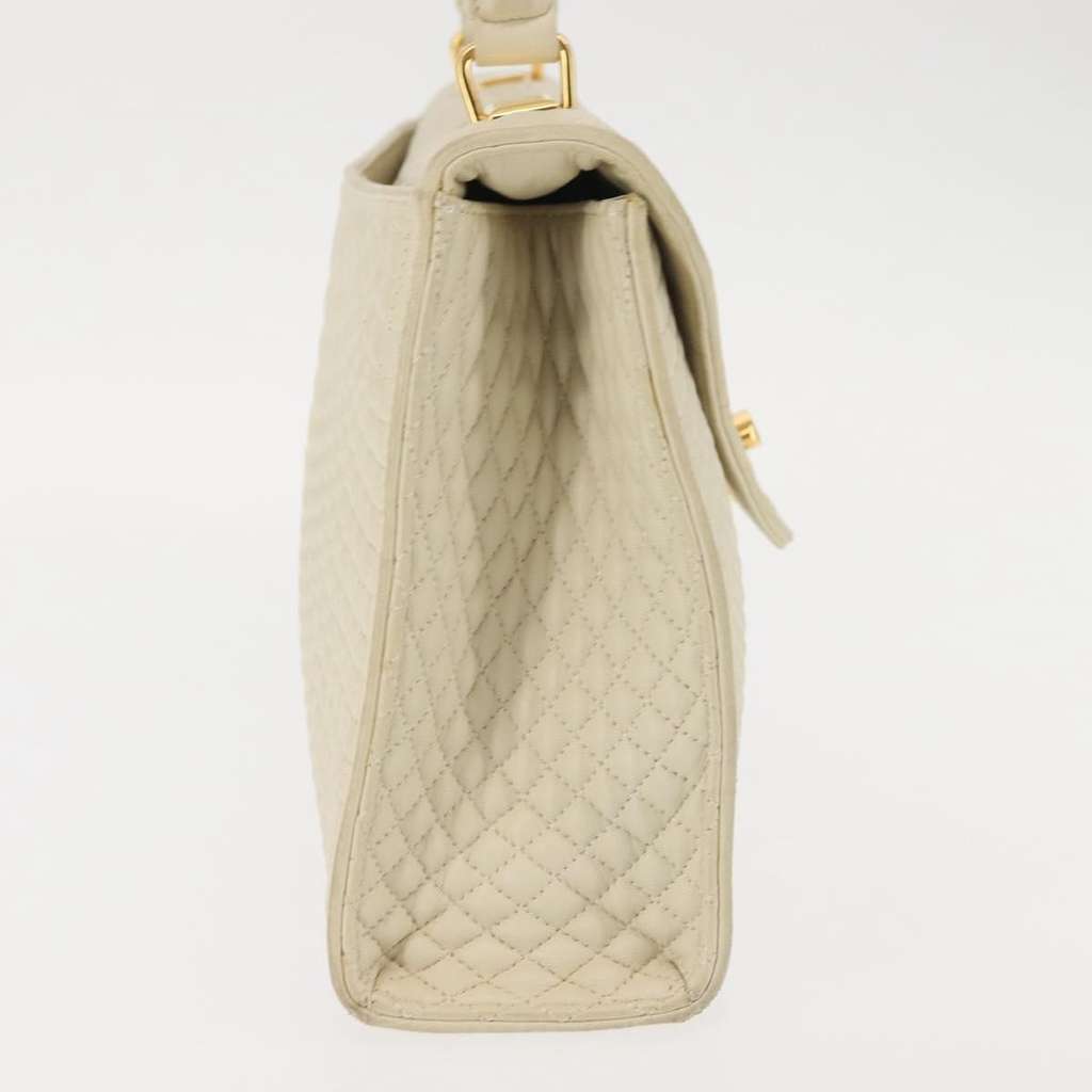 Bally Vintage Handbag Beige Leather Good condition - Model View