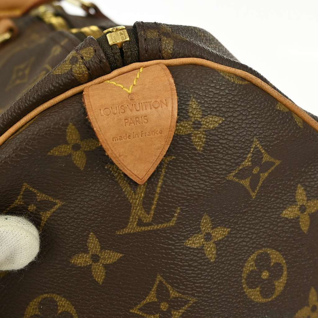 Louis Vuitton Keepall Bag Brown Canvas Good condition - Box View